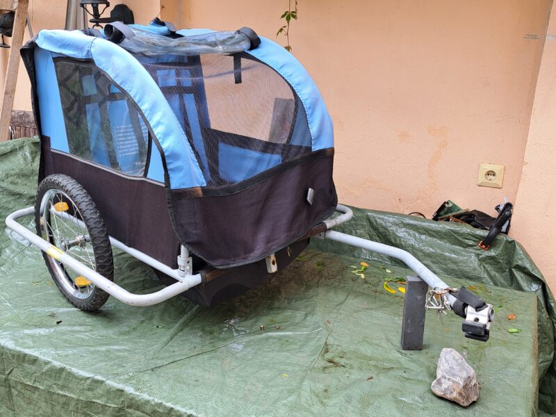 Fahrrad-Anhänger für 2 Kinder